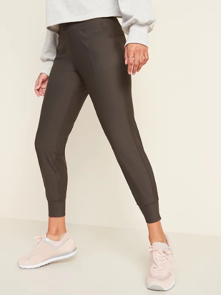 OLD NAVY High-Waisted PowerSoft 7/8-Length Joggers Lost in the Woods