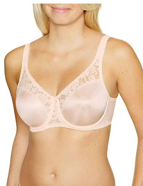Buy Floret Double Layered Non-Wired Full Coverage Minimiser Bra - White at  Rs.539 online