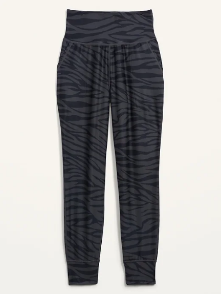 Old Navy High-Waisted PowerSoft 7/8 Joggers for Women black